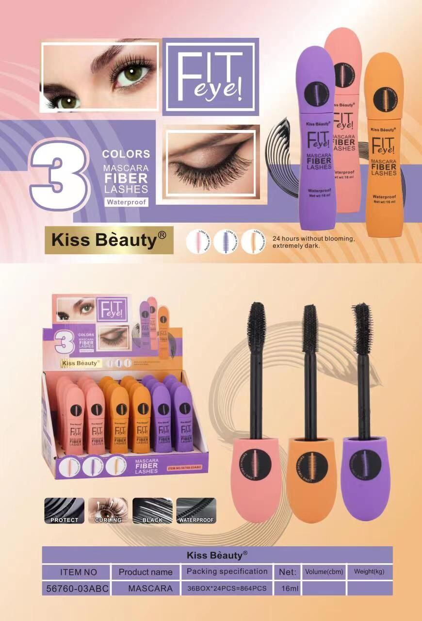Mascara allungante con fibre Extra Volume Waterproof
