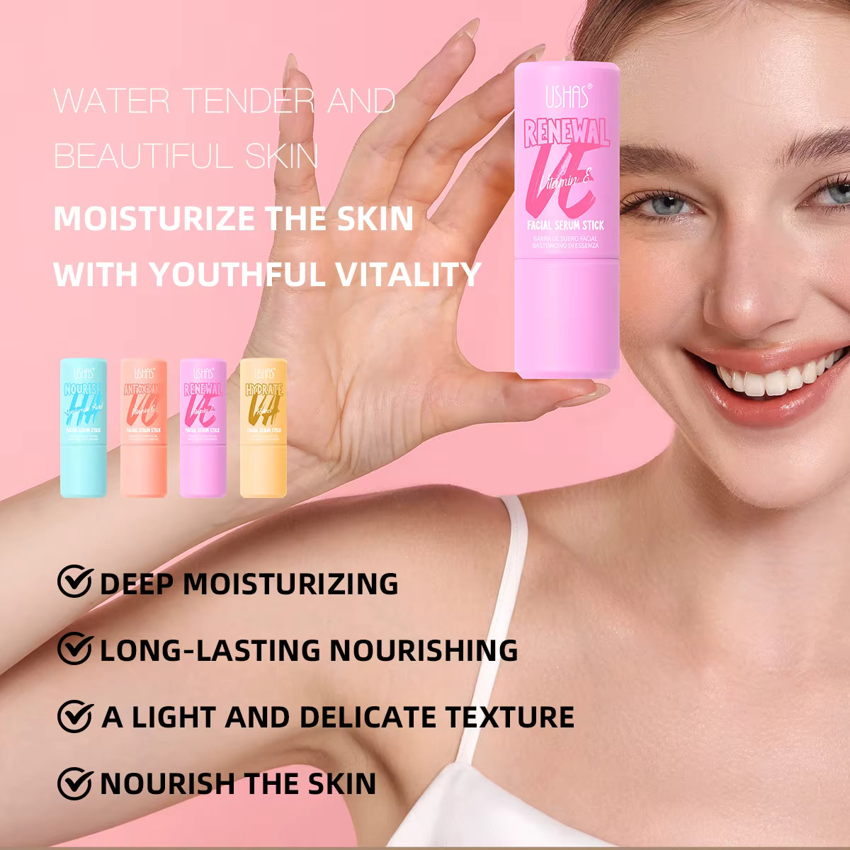 Siero Viso Stick acido ialuronico o vitamina C