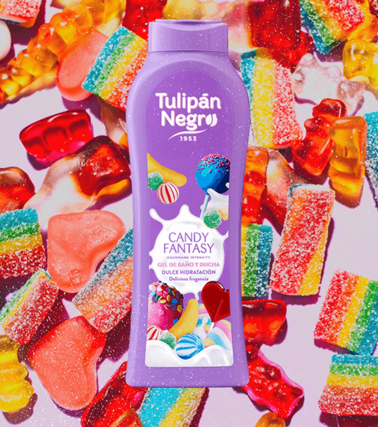 Bagnoschiuma Candy Fantasy Tulipan Negro