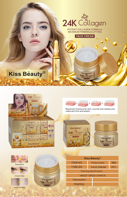 Crema viso collagene 24k Gold