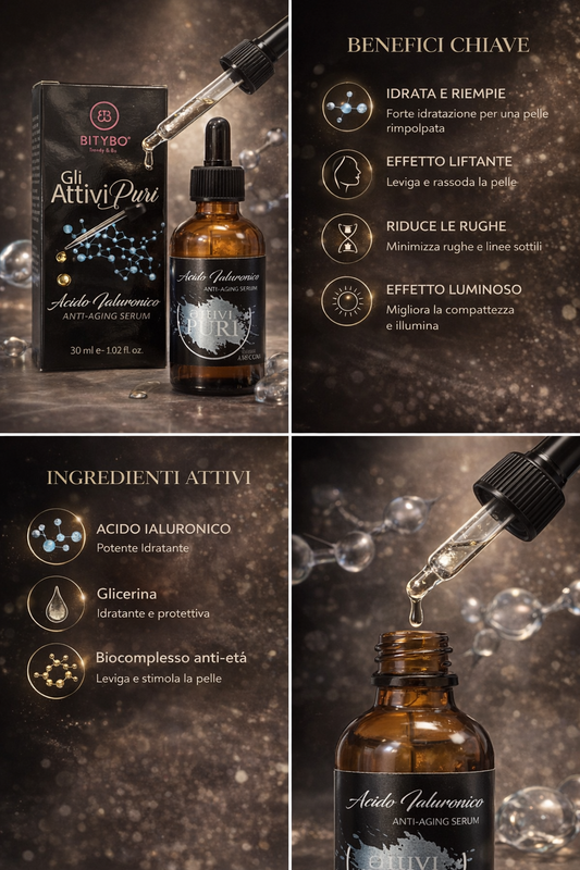 Attivo Puro Acido Ialuronico – Siero Idratante