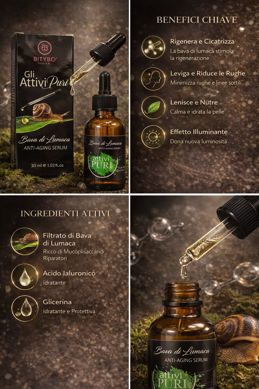 Attivo Puro Bava di Lumaca – Siero Viso Rigenerante