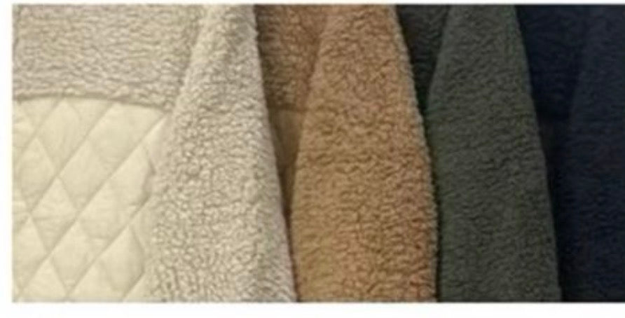 Cappottino Teddy con frontale trapuntato