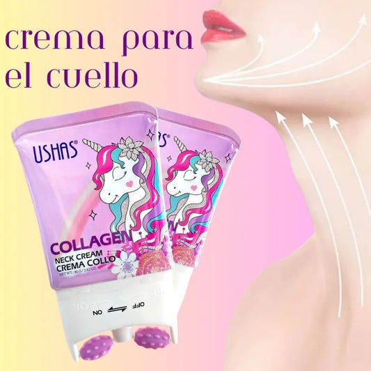 Crema collo al collagene con doppio rullo applicatore